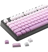 AKepopery 134Keys PBT Keycaps MOA Profile Key Cap for Cherry Gateron MX Switches Mechanical Keybo...