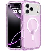 Follaroma for iPhone 17 Pro Max Case, Compatible with MagSafe, Dual Layer Transparent Magnetic Ph...