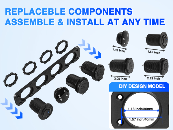 REPLACEBLE COMPONENTS