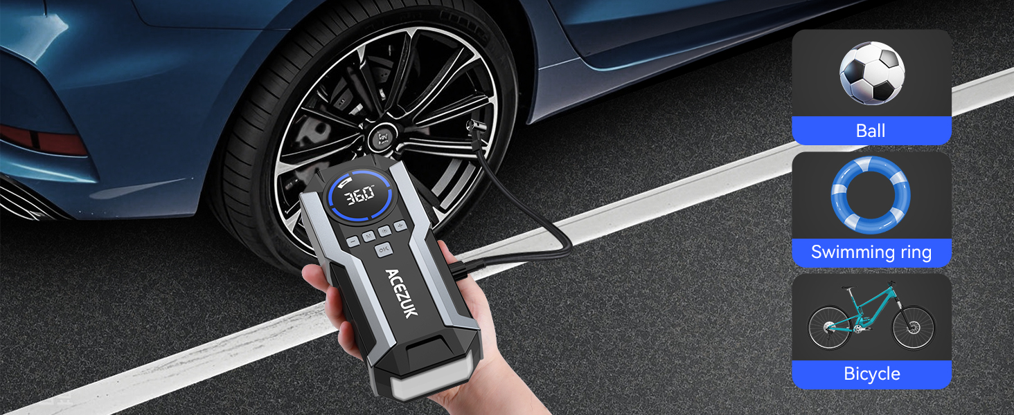 jump sarter with compressor