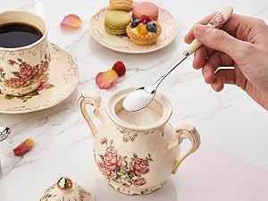 As a sugar spoon