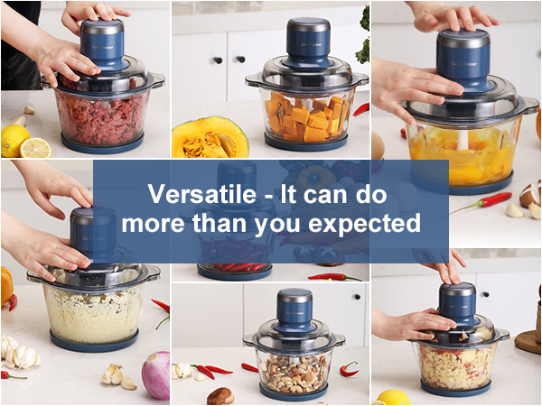 electric food chopper 8 cups