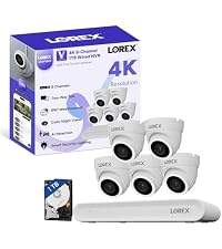 Lorex Connect (New App) | V-Series | 8Ch 4K NVR System | 3 Dome PoE Cameras