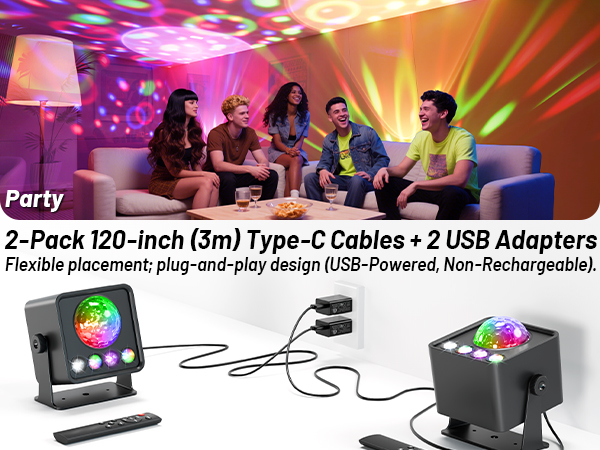 Sunset Lamp Disco Party Lights