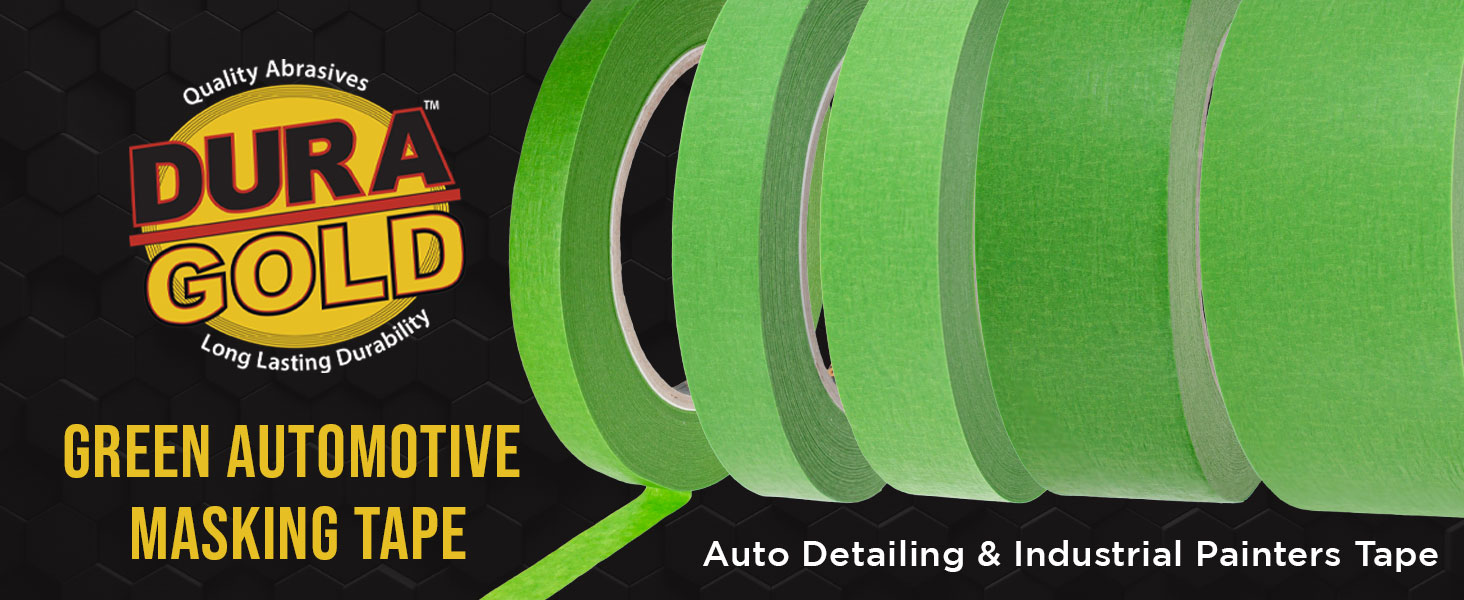 High-performance green masking tape 2 inch x 55 yd – auto painting, detailing, heat resistant