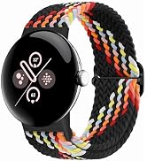 Eiavike Braided Bands Solo Loop Compatible with Google Pixel Watch 2/Pixel Watch, Adjustable Stre...