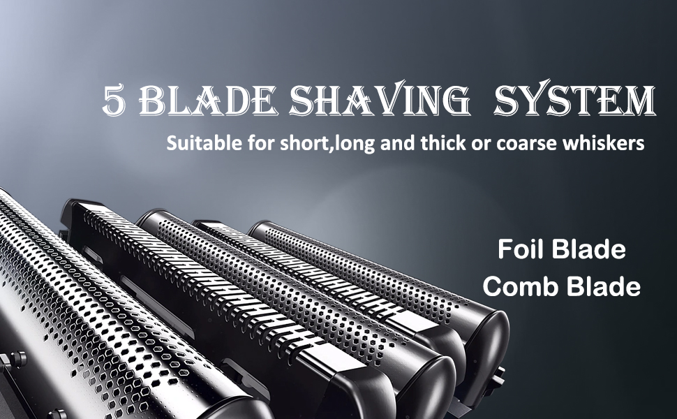 5 BLADE SHAVING SYSTEM