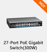 NICGIGA 24-Port Gigabit PoE Switch with 24 PoE+@300W, 2 Gigabit Uplink Ports, 1 SFP, Sturdy Metal...