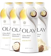 Olay Body Wash for Women, Ultra Moisture, 24hr Moisturizing, Hydrating &amp; Refreshing, B3 Vitamin C...