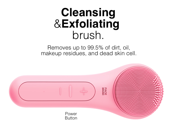 face scrubber for cleansing and exfoliating