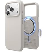 elago for iPhone Pro Case, Premium Magnetic Silicone Case, Compatible with MagSafe, Liquid Silico...