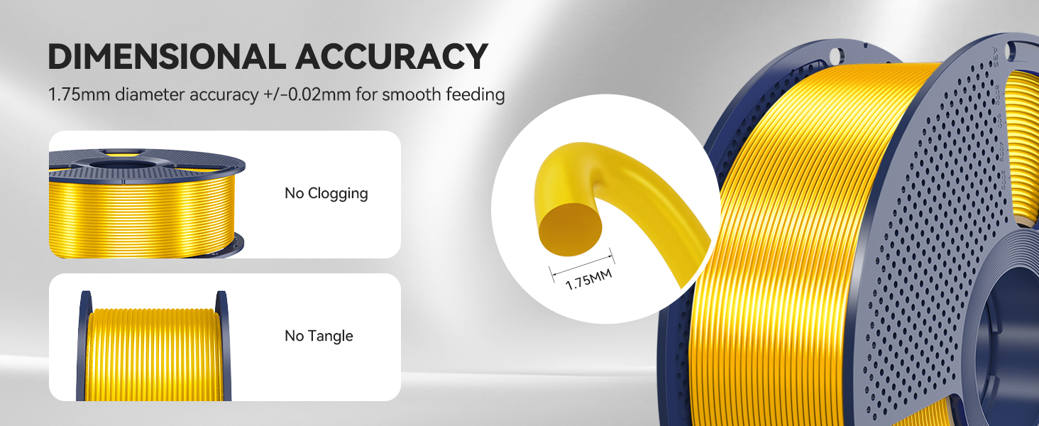 sunlu shiny silk pla plus Filament 1.75mm 3d printer filament sunlu filament 1kg silk filament