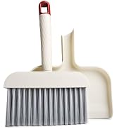 Zthluyc Small Dust Pan and Brush Set - Mini Dustpan and Brush Set, Small Broom and Dustpan Set, W...