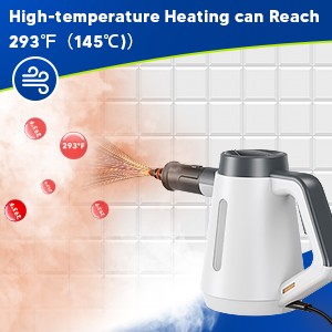 High-temperature heating can reach 293°F(145°)