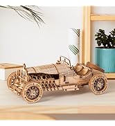 ROKR Model Car Kits Wooden 3D Puzzles Model Building Kits for Adults to Build - Educational Brain...
