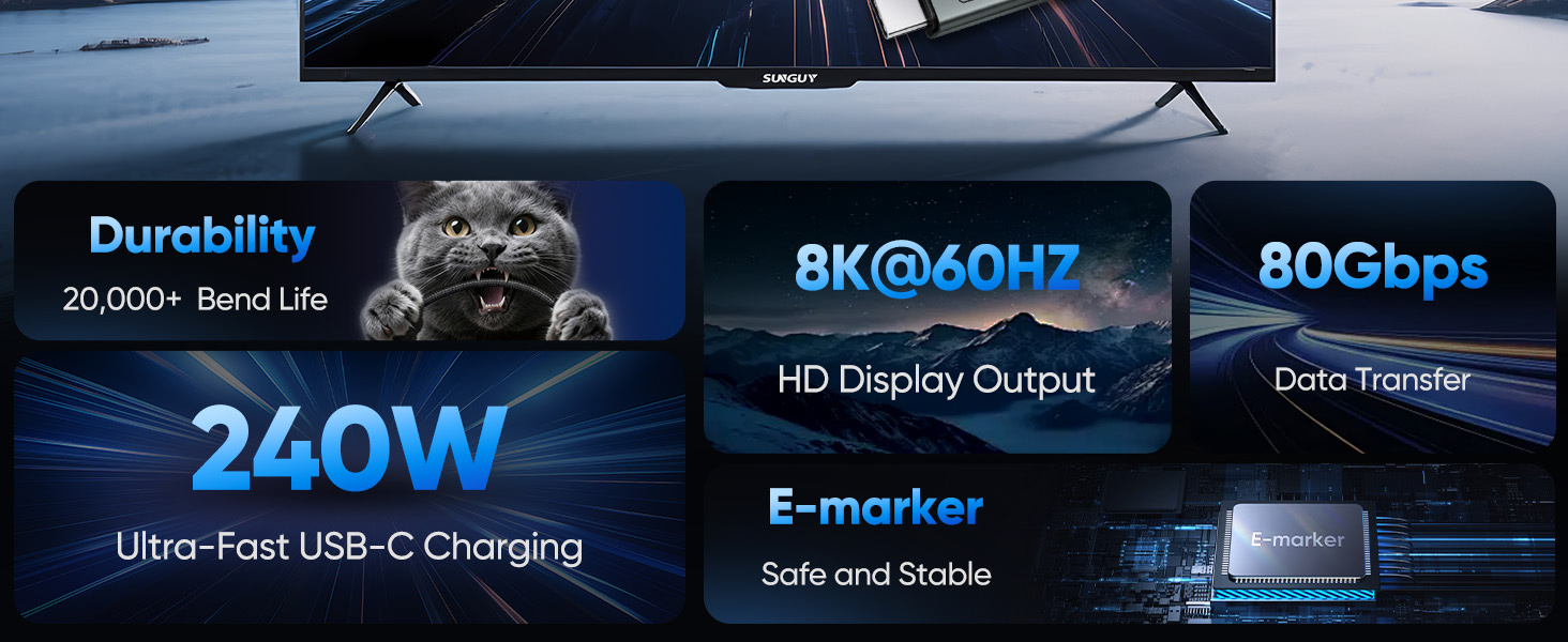 Key features of cables