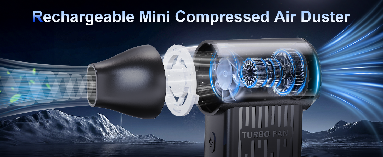 Compressed Air Duster rechargeable electric air duster electric duster electronics duster air blowe