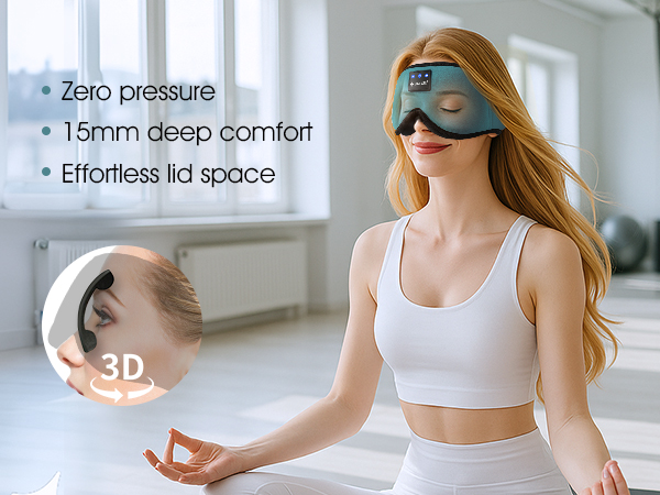 Sleep Headphones Mask Bluetooth 3D Music Eye