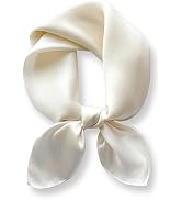 PoeticEHome Solid Color Mulberry Silk Scarf - Lightweight 27
