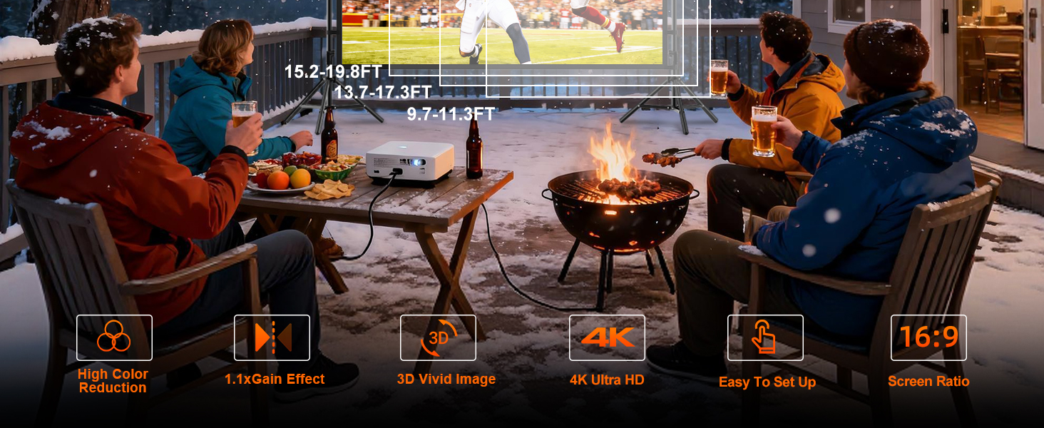 portable projector screen with stand