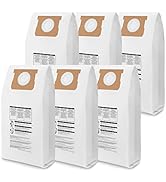 Shop-Vac 91932 Dust Collection Filter Bag for 5 Gallon Wall Mount Vacs, 6 Pack