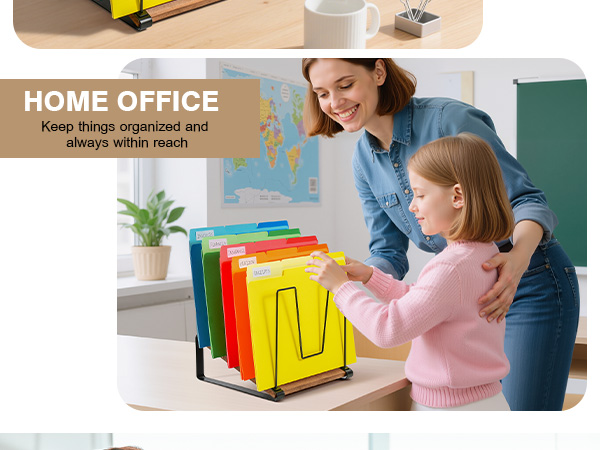 vertical desk organizer