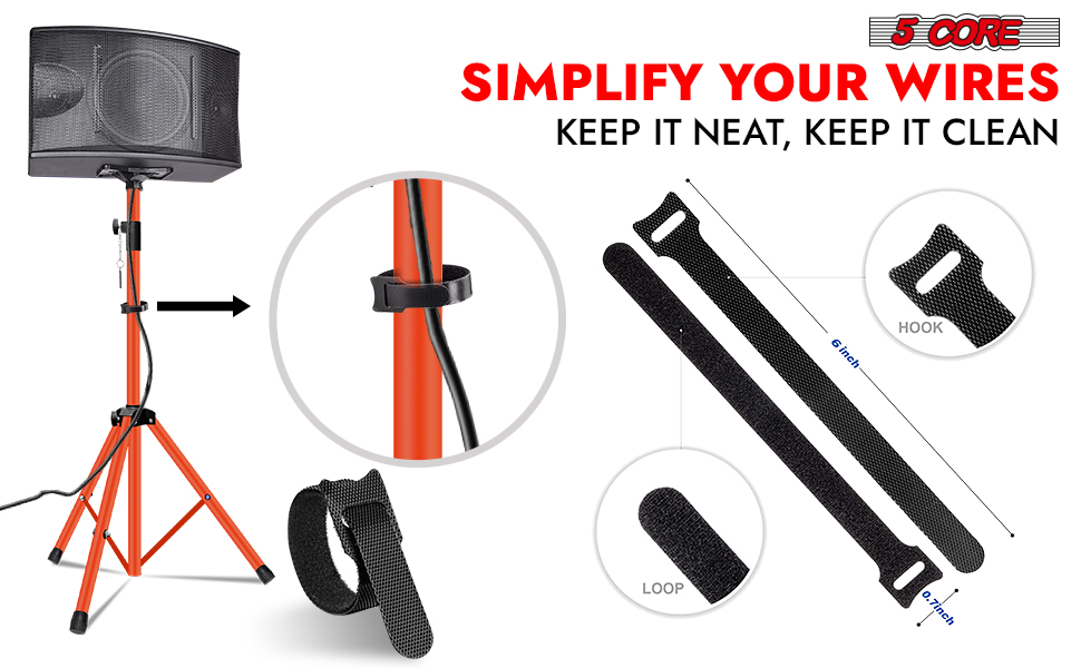 PA Speaker Stands, Professional Heavy-Duty Tripod, Universal PA DJ Tripod Speaker Stand