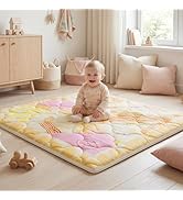 PaPaMat 1.5" Thicker Baby Play Mat for Floor, 50x50 Removable &amp; Machine Washable Cover Playpen Ma...