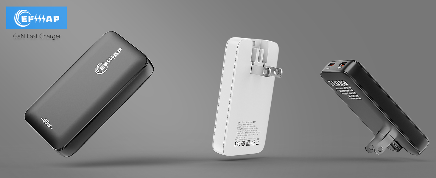 65W FLAT USB CHARGER