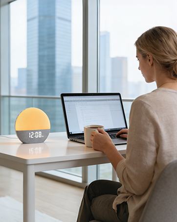 wake up light sunrise alarm clock