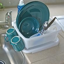 mini dish drainer; RV dish drainer; boat dish drainer; dish drainer