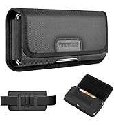 Cell Phone Holster for 6.1-6.8 Inch Smartphones,Nylon Oxford Cloth Cell Phone Belt Pouch Phone Po...