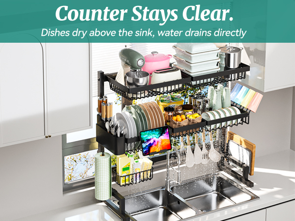 Counter Stavs Clear.
