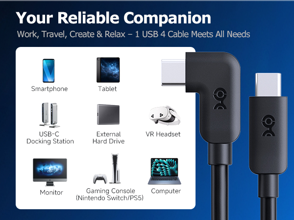 90 degree usb c cable