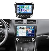 4G+64G Car Radio Stereo for Honda Accord 7th 2003-2007, 9" IPS Touch Screen/Single Knob Keybutton...