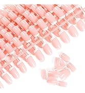 LIARTY 240 Pieces 10 Sets French Fake Nails Press on Nails for Women Girls Full Cover Medium Leng...