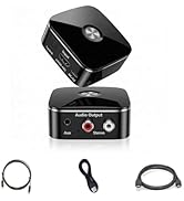 HDMI ARC Audio Extractor Converter,with Bluetooth 5.3 Audio Receiver Digital to Analog Audio Conv...