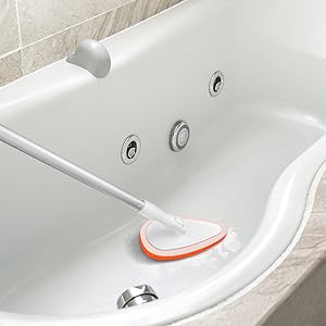Bathtub Scrubber with Long Handle