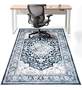 Large Office Chair Mat Desk Chair Mat for Hardwood Floor, Easy Glide for Office Home Gaming for T...