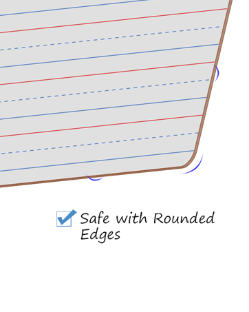 white board with lines