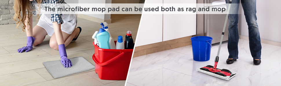 microfiber mop pads