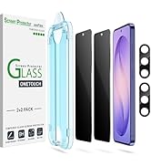 amFilm Auto-Alignment OneTouch for Samsung Galaxy S26 Ultra 6.9'' Privacy Screen Protector + Came...