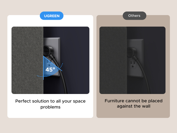 ugreen power strip with usb port