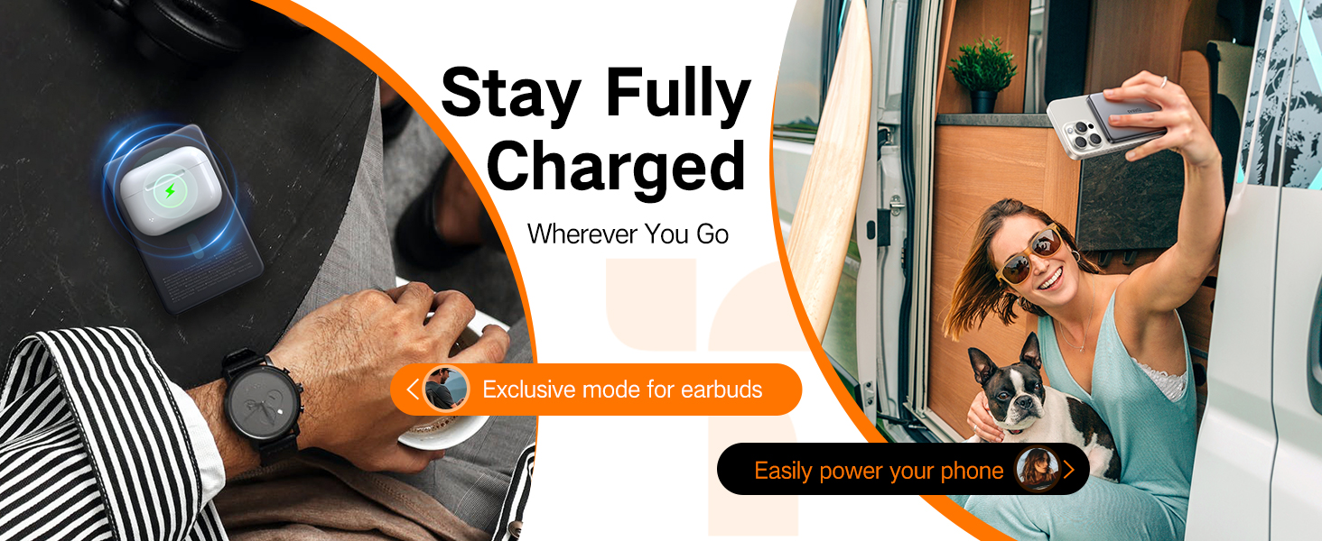 magnetic power bank usb c power bank travel charger portable battery charger