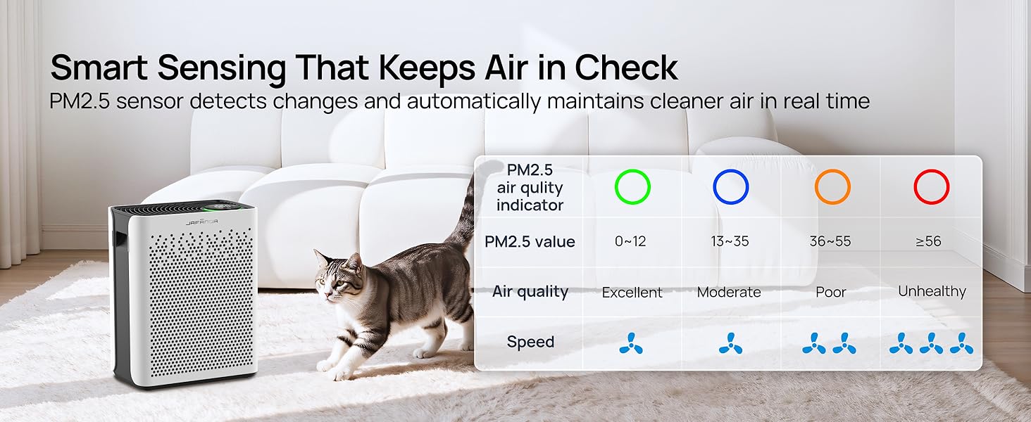 air purifier with air quality monitoring