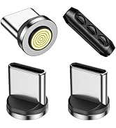 VAFOTON 9Pin 60W/100W Type C Magnetic Tips/Quick Charge Magnetic Adapter [3pcs], Magnetic USB C C...