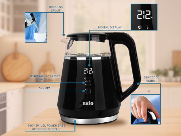 kettle for dorm room, sleek kettle, housewarming gift, housewarming gifts, small tea kettle