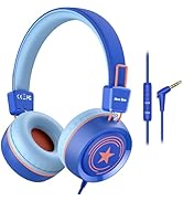 New bee Kids Headphones for School with Microphone KH20 HD Stereo Safe Volume Limited 85dB/94dB F...