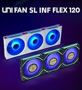 Lian Li UNI Fan SL-Infinity Wireless 120 - Triple Pack (Reverse Blade) - 2.4 GHz Wireless Signal ...