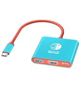 Dnkeaur Switch Dock for Nintendo Switch &amp; OLED, Nintendo Switch Docking Station for TV,Nintendo S...